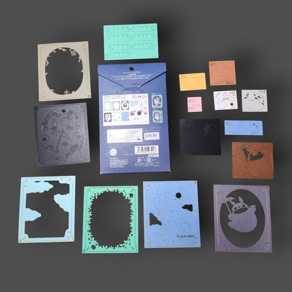 Studio Ghibli Totoro Paper Theater PT-048 Moonlight Sky Kit Open No Instructions - Picture 3 of 8